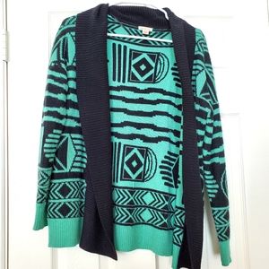 Pattern cardigan